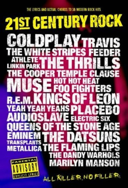 Nick Crispin / 21st Century Rock Chord Songbook (Coffee Table Book)