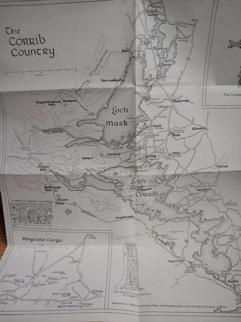 Richard Hayward - The Corrib Country - HB 1968 Reprint - Illustrated , with folding map.