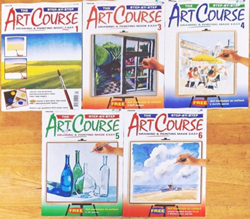 The Step-By-Step Art Course Drawing & Painting Made Easy (5 Book Collection)