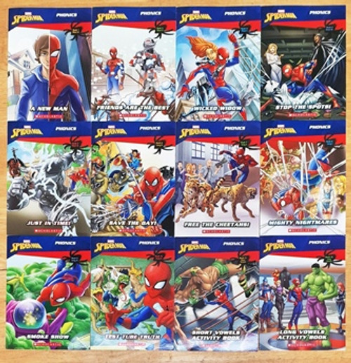 Marvel Spider-Man Phonics (12 Book Collection)