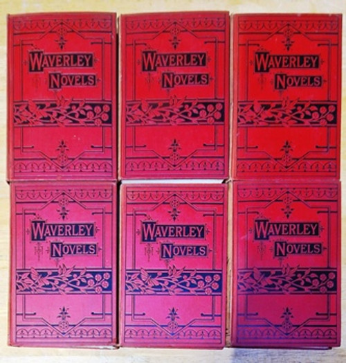Sir Walter Scott / Waverley Novels Circa 1880 (21 Book Collection)