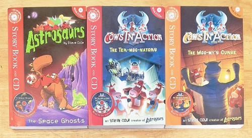 Steve Cole: Story book and CD (3 Book Collection)