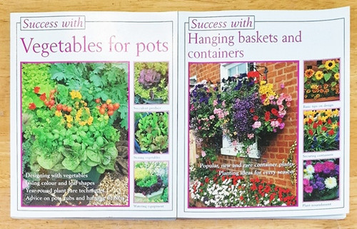 Rutland Publishing / Success With Gardening (2 Book Collection) ( Hanging Baskets / Vegetables)
