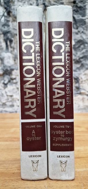 The Lexicon Webster Dictionary Vol 1&2 1979 (2 Book Collection)