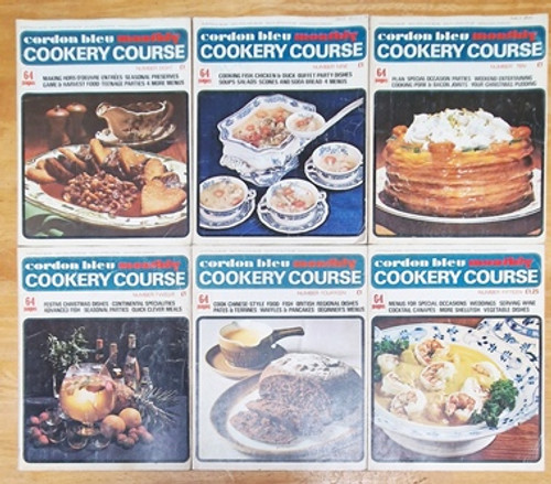 Cordon Bleu Cookery Course Circa 1979 (15 Book Collection)