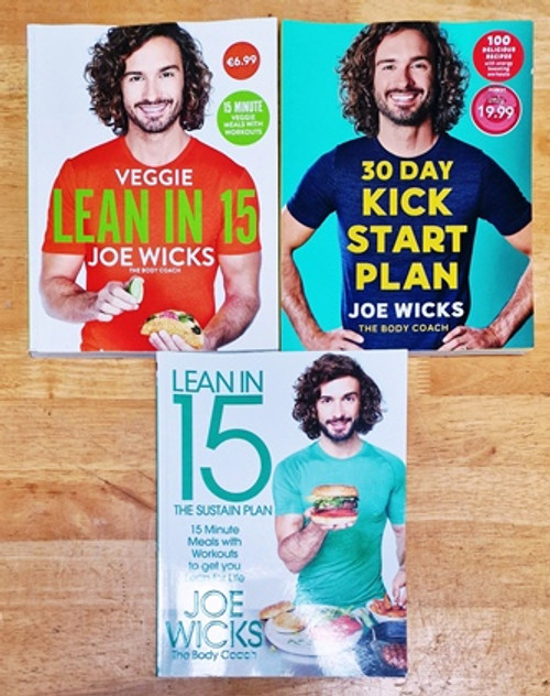 Joe Wicks /  Lean in 15 | Veggie Lean in 15 | 30 day Kick Start Plan (3 Book Collection)