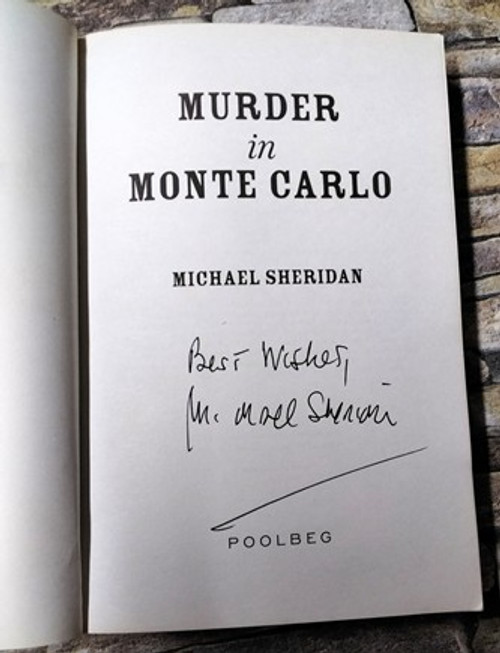 Michael Sheridan / Murder in Monte Carlo (Signed by the Author) (Large Paperback)