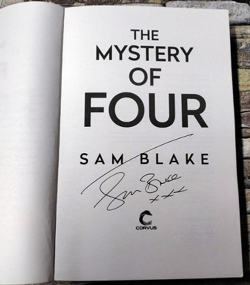 Sam Blake / The Mystery of Four (Signed by the Author). (Large Paperback)