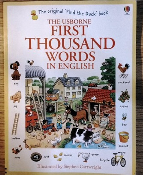 Usborne / First Thousand Words in English (Children's Picture Book)
