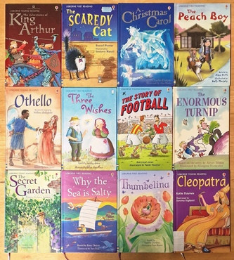 Usborne: First and Young Reading (30 Book Collection)