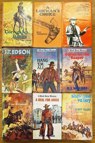 Westerns (9 Hardback Book Collection)