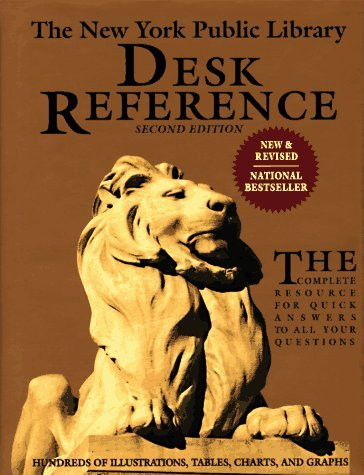The New York Public Library Desk Reference (Coffee Table Book)
