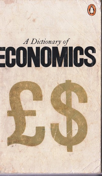 G. Bannock / A Dictionary of Economics (Vintage Paperback)