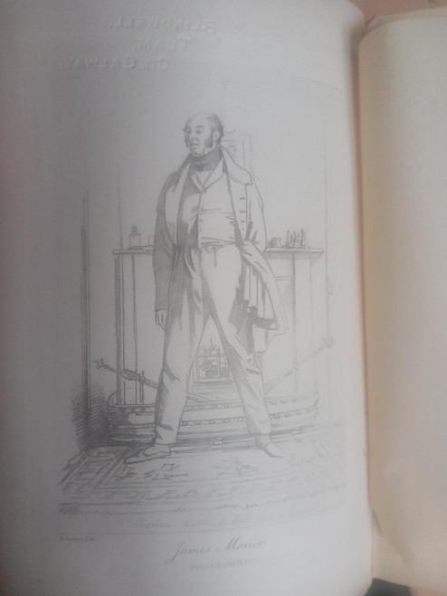 Frontis litho of the author, who looks like he was great craic ( not)