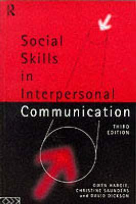 David Dickson / Social Skills in Interpersonal Communication (Large Paperback)