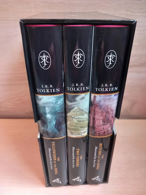J.R.R Tolkien - The Lord of the Rings - 3 VOLUME SET, Illustrated by Alan Lee - US HB SLIPCASED 2002