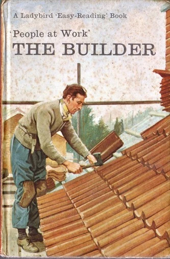 Ladybird / People at Work: The Builder (Vintage)