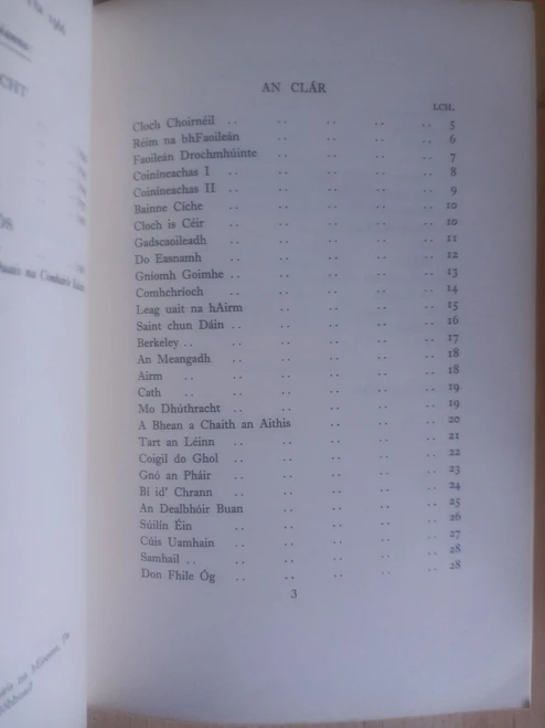 Máirtín Ó Díreáin - Cloch Choirnéil - PB Filíocht - 1966