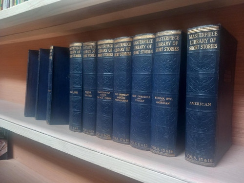 J.a Hammerton (Editor) - Masterpiece Library of Short Stories ( 10 Volume HB Vintage Set ) - Scottish, Irish, American, Russian, War Stories, Scandivanian - 1930's (Complete set)