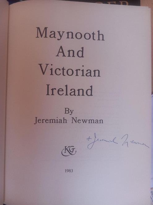 Jeremiah Newman - Maynooth and Victorian Ireland -