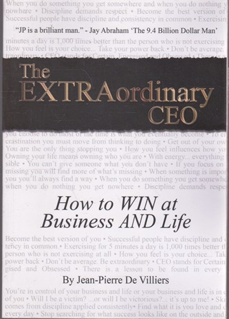 Jean-Pierre De Villiers / The Extraordinary CEO (Large Paperback)