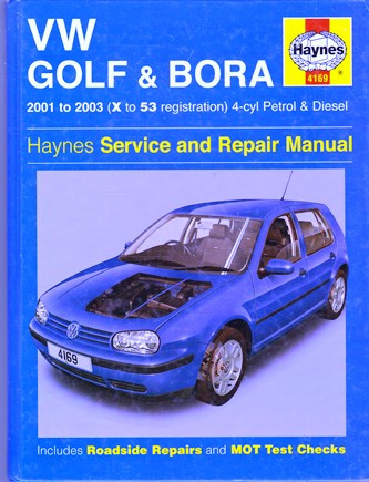 Haynes Manual: VW Golf & Bora Service and Repair Manual