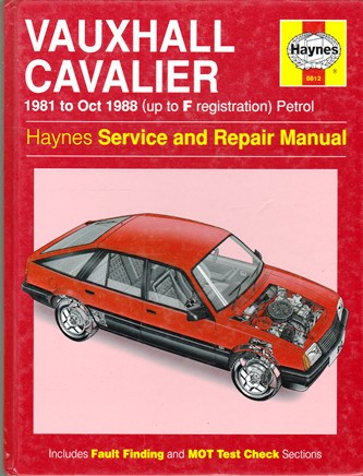Haynes Manual: Vauxhall Cavalier Service  and Repair Manual