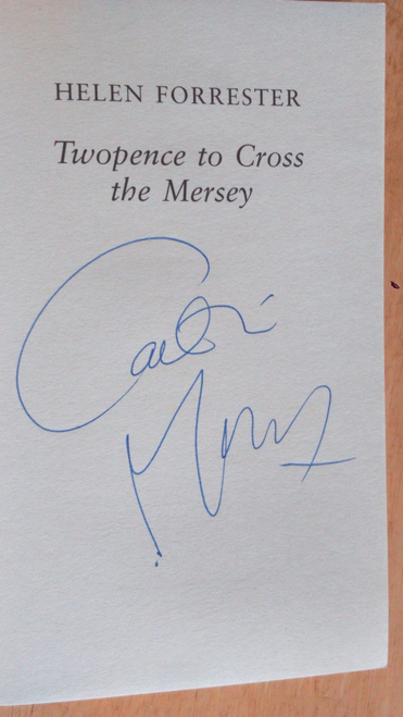 Forrester, Helen Twopence to Cross the Mersey PB ed - signed by Caitlin Moran