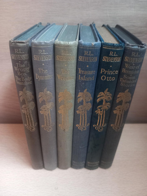 Robert Louis Stevenson - 6 Volume HB  Collection - Tusitala Edition c 1924