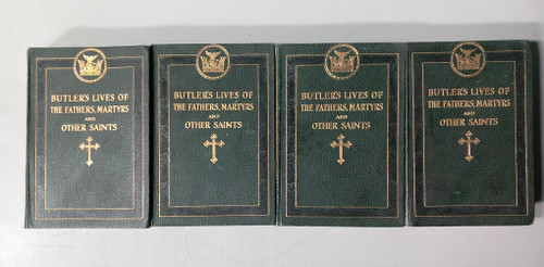 Alban Butler - Butler's Lives of the Fathers, Martyrs and Other Saints - HB 4 Volume Illustrated Set, 1927