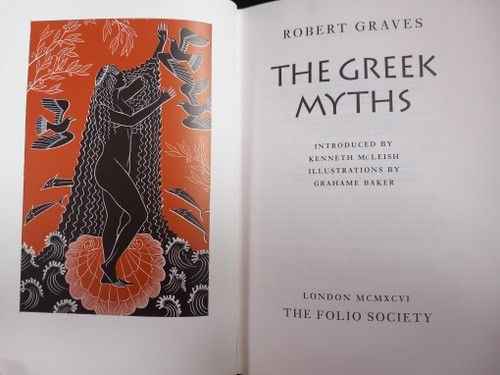 Robert Graves - The Greek Myths - 1 VOLUME Folio Society HB SLIPCASED Edition 1996