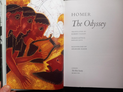 Homer - The Odyssey (Translated by Robert Fagles) - HB Slipcased Folio Society Edition 1996