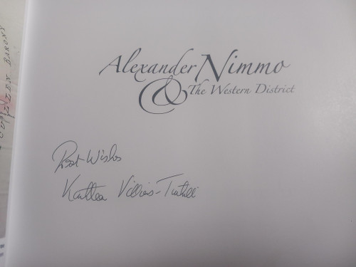 Kathleen Villiers-Tuthill - Alexander Nimmo & the Western District - HB - SIGNED