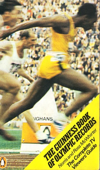 Norris D. McWhirter / The Guinness Book of Olympic Records (Vintage Paperback)