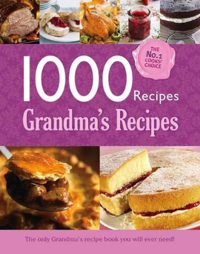 Igloo Books / 1000 Recipes - Grandmas Recipes - Photo's and step by step instructions (Coffee Table Book)