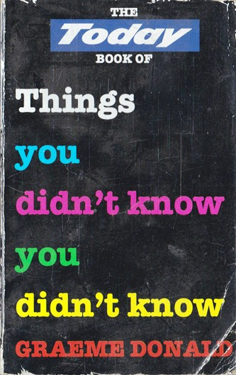 Grame Donald / Things You Didn't Know, You Didn't Know (Vintage Paperback)