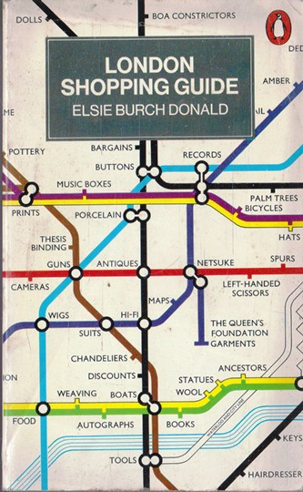 Elsie Burch Donald / London Shopping Guide (Vintage Paperback)