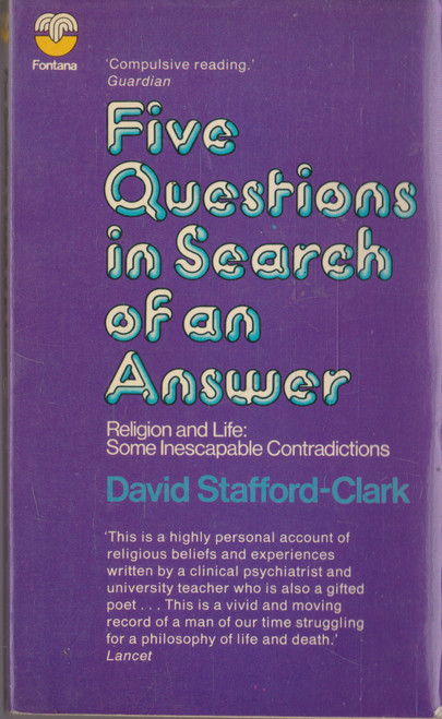 David Stafford-Clark / Five Questions in Search of an Answer (Vintage Paperback)