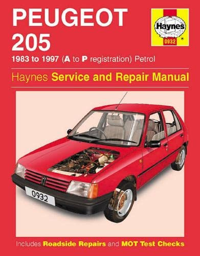 Peugeot 205 Petrol (1983-1997) Service and Repair Manual (Coffee Table Book)