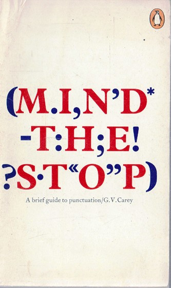 G. V. Carey / Mind The Stop (Vintage Paperback)