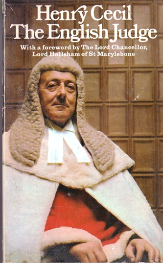 Henry Cecil / The English Judge (Vintage Paperback)
