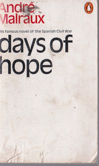 Andre Malraux / Days of Hope (Vintage Paperback)