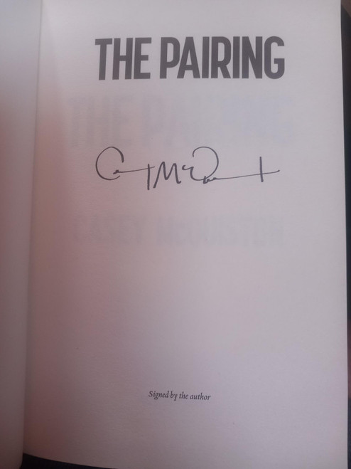 Casey McQuiston - The Pairing - HB - SIGNED - 2024