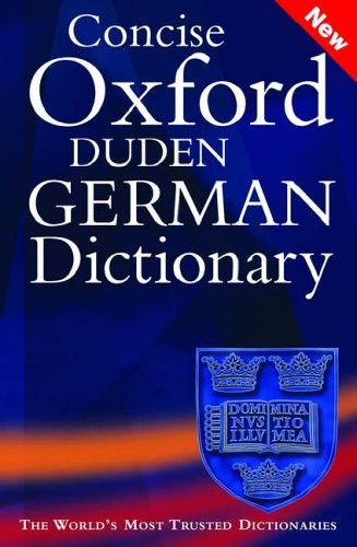 Oxford University Press / Concise Oxford-Duden German Dictionary (Hardback)