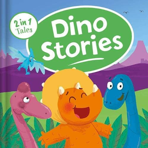 Joff Brown / 2 in 1 Tales: Dino Stories (Children's Coffee Table book)