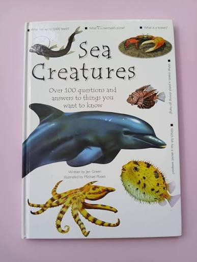 Jen Green / Sea Creatures: Over 100 Questions and Answers to Things You Want to Know (Children's Coffee Table book)