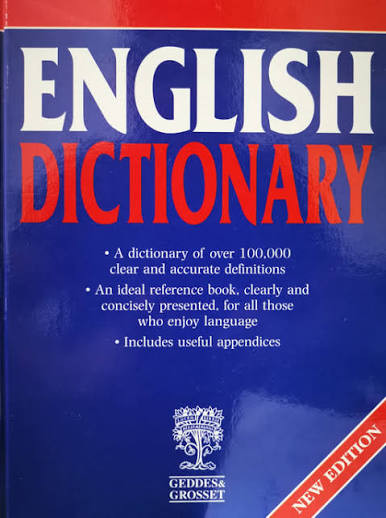 Van Peter / ENGLISH DICTIONARY LARGE (Coffee Table Book)