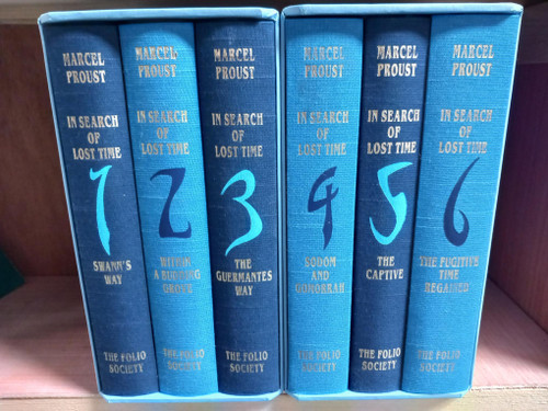 Marcel Proust - In Search of Lost Time (6 volume Hardback Book ( 2 Box Set) - FOLIO SOCIETY