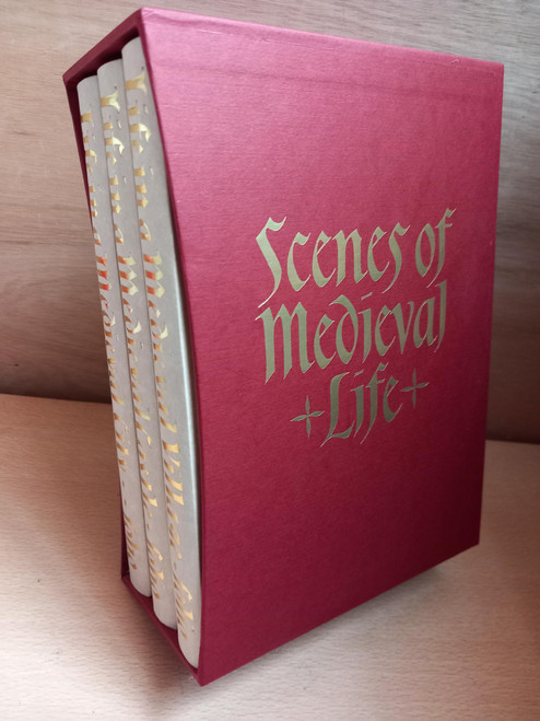 Joseph & Frances Gies - Scenes of Medieval Life - 3 X HB Slipcased SET - 2002  ( Life in a Medieval Castle, Life in a Medieval Village, Life in a Medieval City)