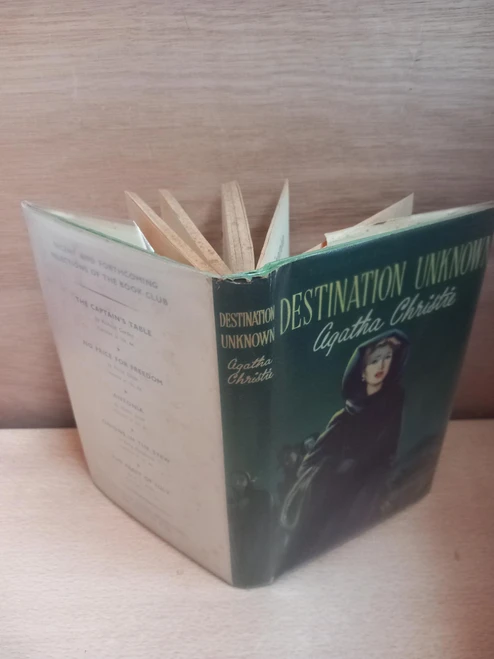Agatha Christie - Destination Unknown ( HB 1955 Foyle's Book Club Edition)